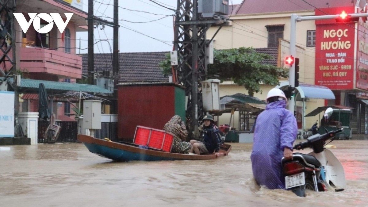 Miền Trung tiếp tục có mưa to